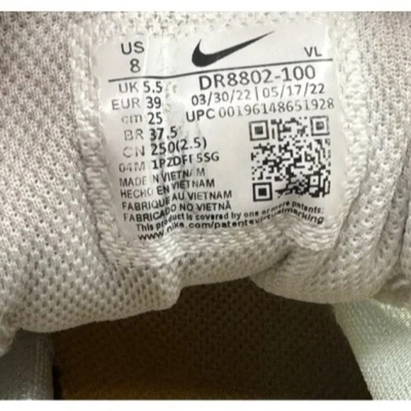 Nike Air Winflo 9 Premium Back In A Wink Sneakers Running Shoes Women Size 8 - Picture 10 of 10